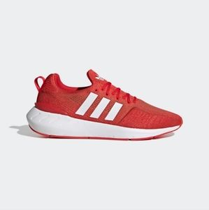 ADIDAS SWIFT RUN 22 MEN'S SHOES, GZ3497, Vivid Red / Cloud White (New in Box)